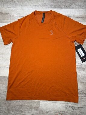 Lululemon Metal Vent Tech Short Sleeve 2.0 Orange “1907”Golf Edition Size M